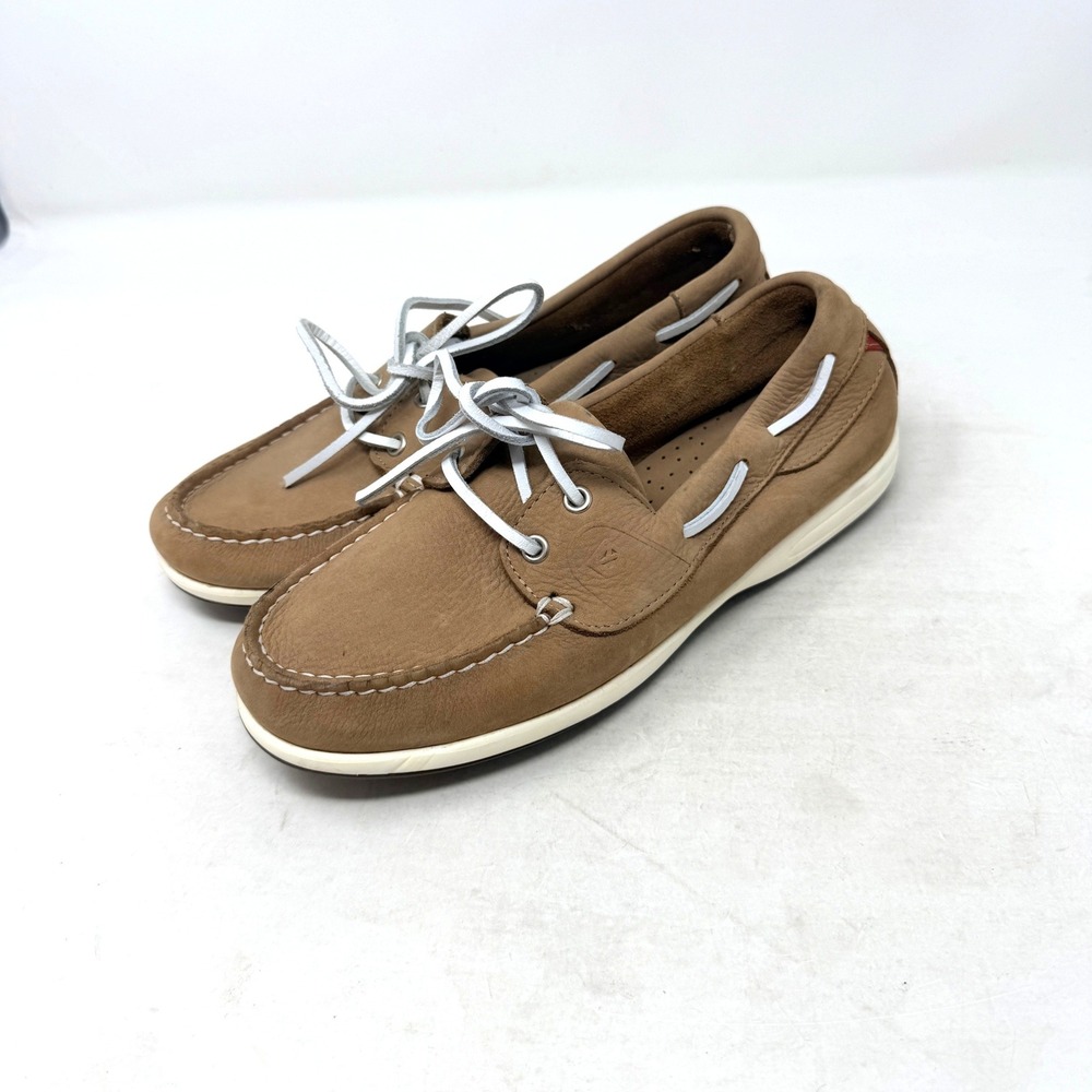 Dubarry Boat Shoes Tan Size 38 Leather Nautical Preppy Outdoor Boat Shoes
